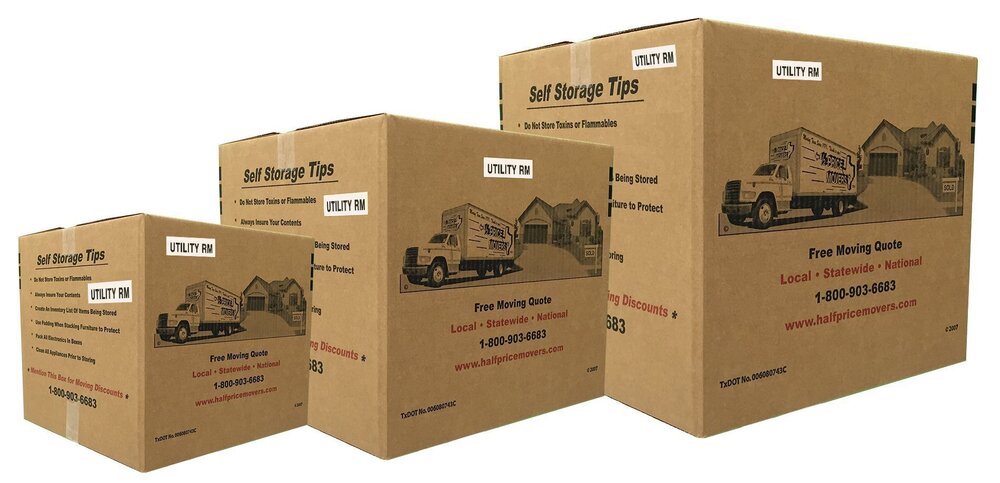 9973 Color Coded Moving Box Labels Utility Room - Picture 3 of 4
